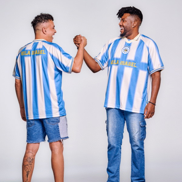 CAMISETA JERSEY VILA ISABEL LISTRADA - Imagem 2