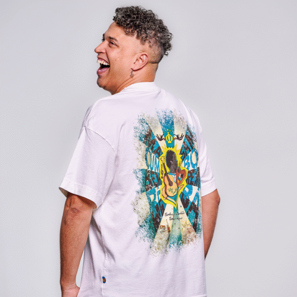 CAMISETA OVERSIZED SONHEI Q UM SAMBISTA - Imagem 3