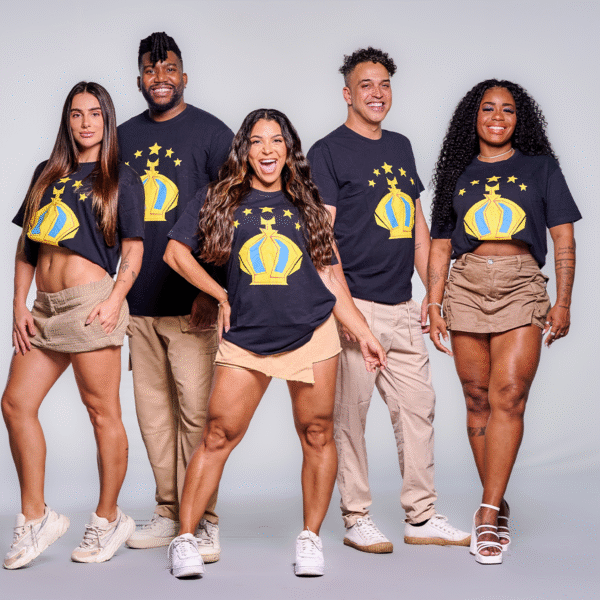 Camisa Preta Coroa Estilizada - Imagem 4