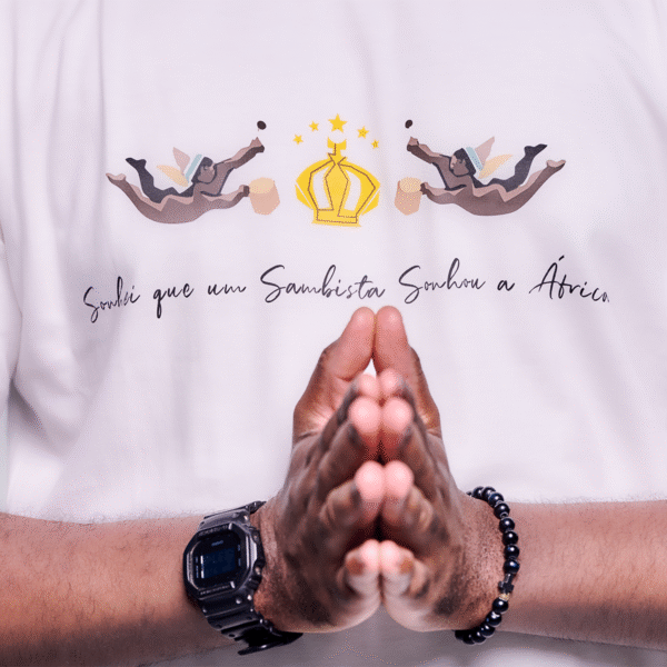 CAMISETA REGULAR VILA ISABEL SONHEI Q UM SAMBISTA - Imagem 3