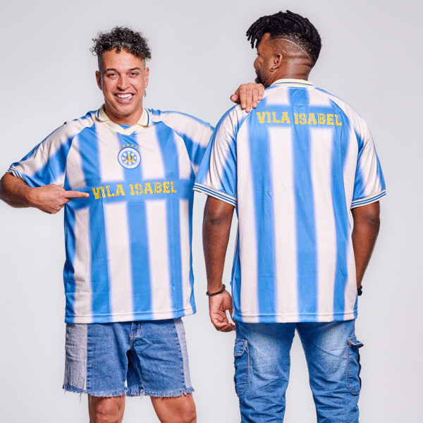 CAMISETA JERSEY VILA ISABEL LISTRADA - Imagem 3